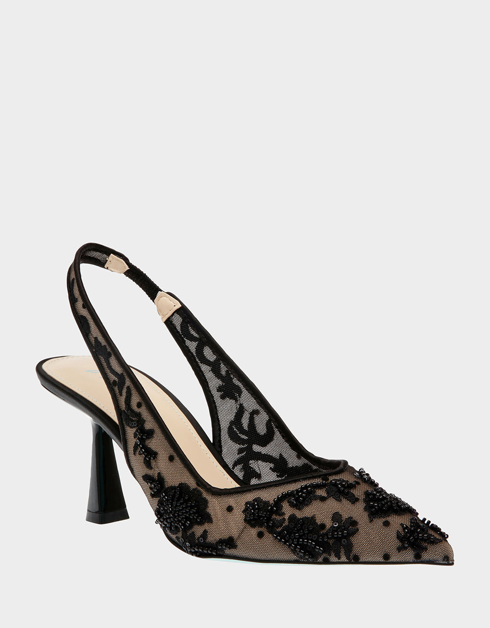 Betsey Johnson NIKKI BLACK Slingback Heels
