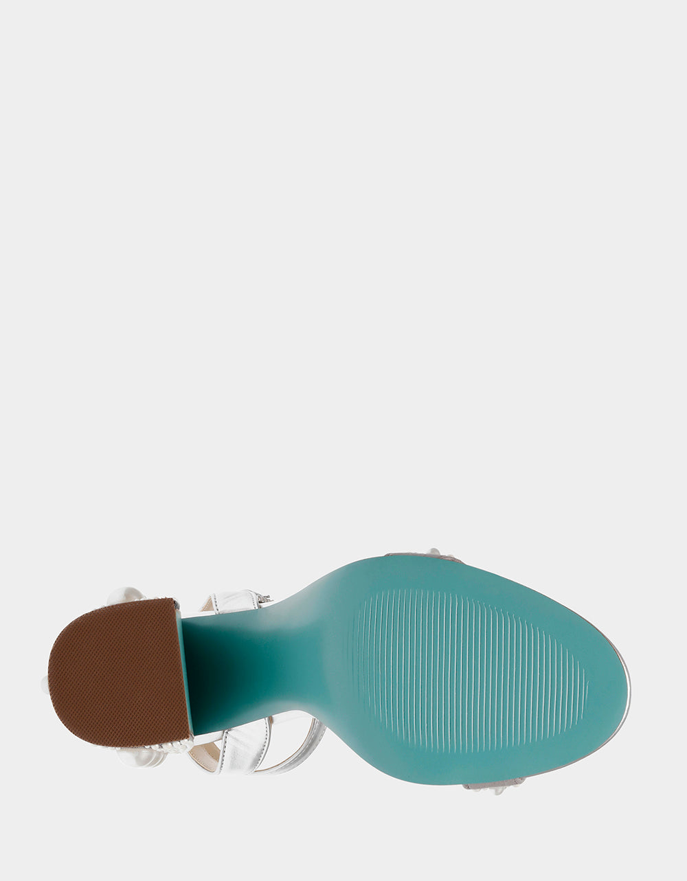 Betsey Johnson LEXI SILVER PEARL Block Heels