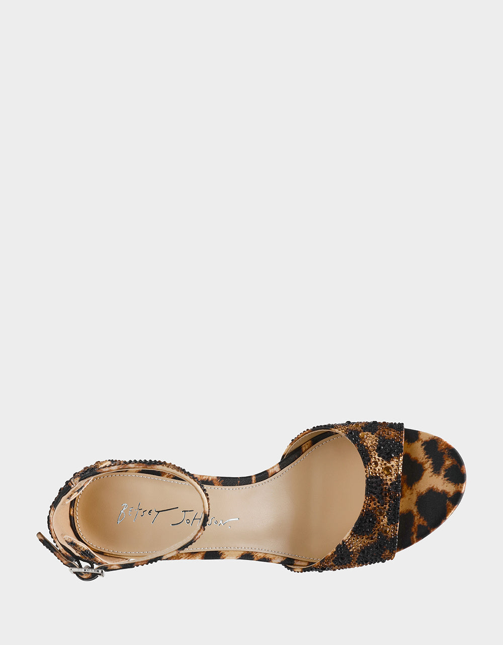 Betsey Johnson KAMI LEOPARD Block Heel Open Toe Women's Heel