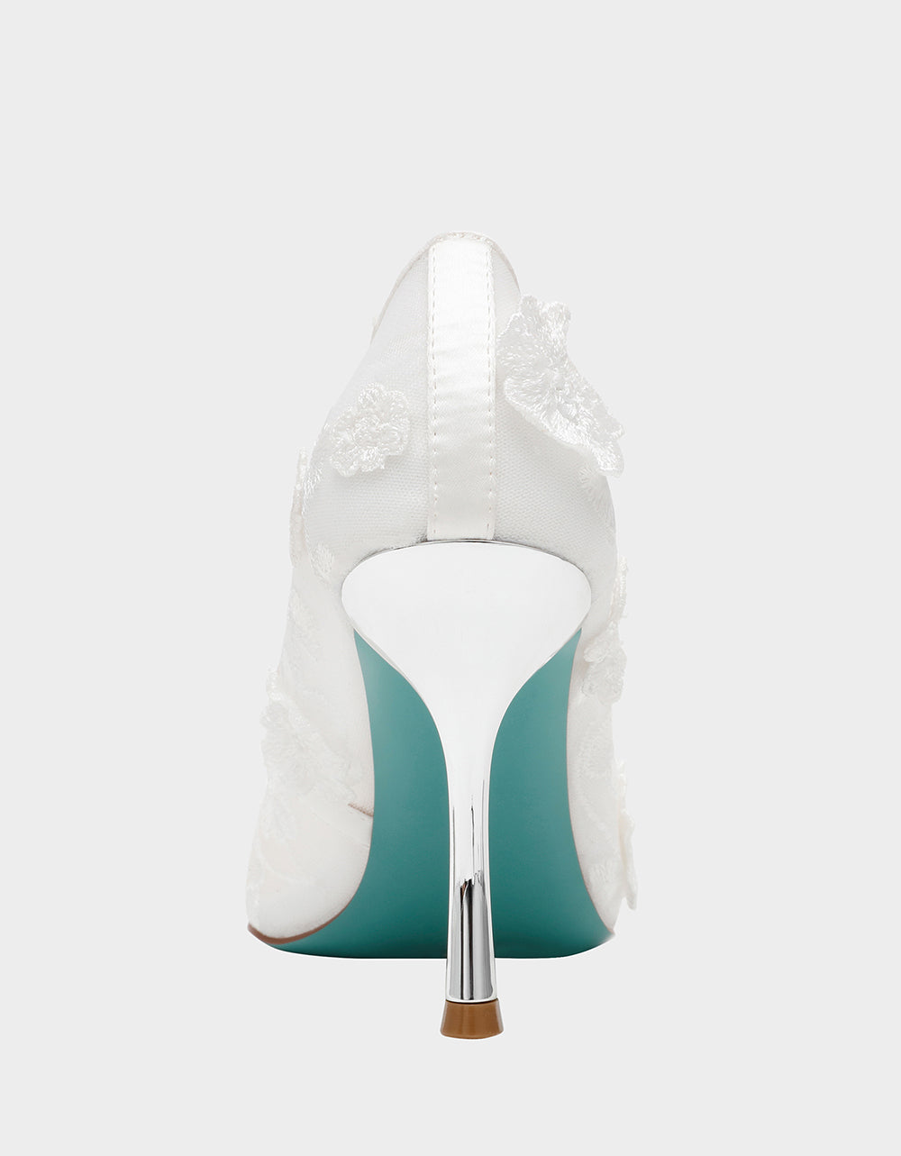 Betsey Johnson AIMEY Ivory Pointed-Toe Stiletto Pump Heel