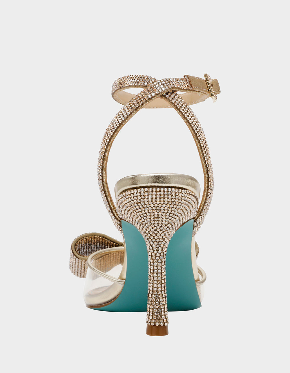 Betsey Johnson HART LIGHT GOLD Bow Heels
