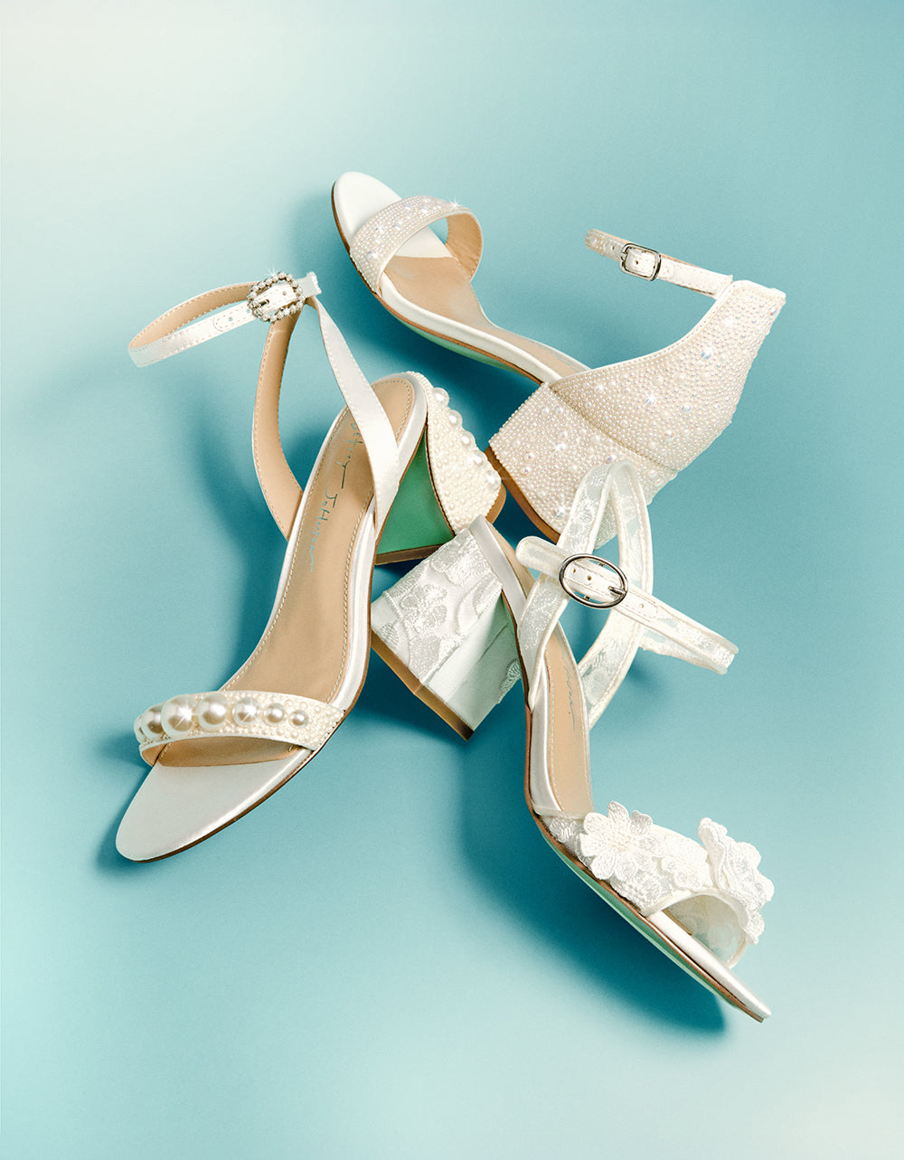 Betsey Johnson BLARE IVORY Square-Toe Block Heel