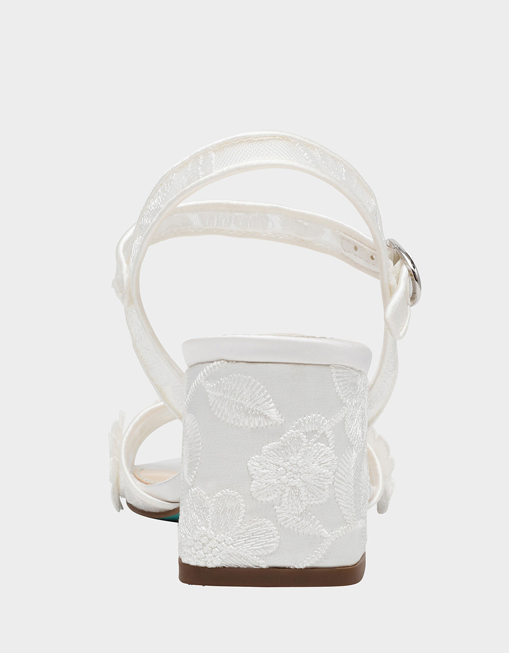 Betsey Johnson BLARE IVORY Square-Toe Block Heel
