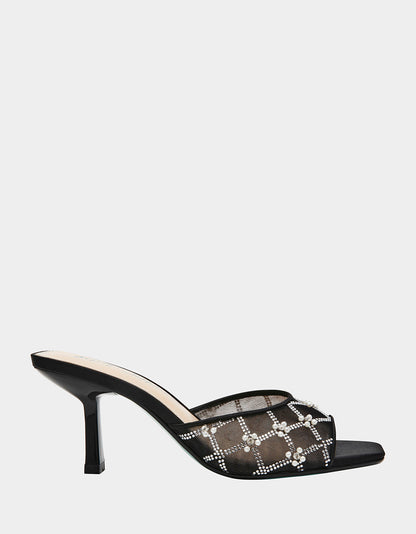Betsey Johnson EMM BLACK Slip-On Mule