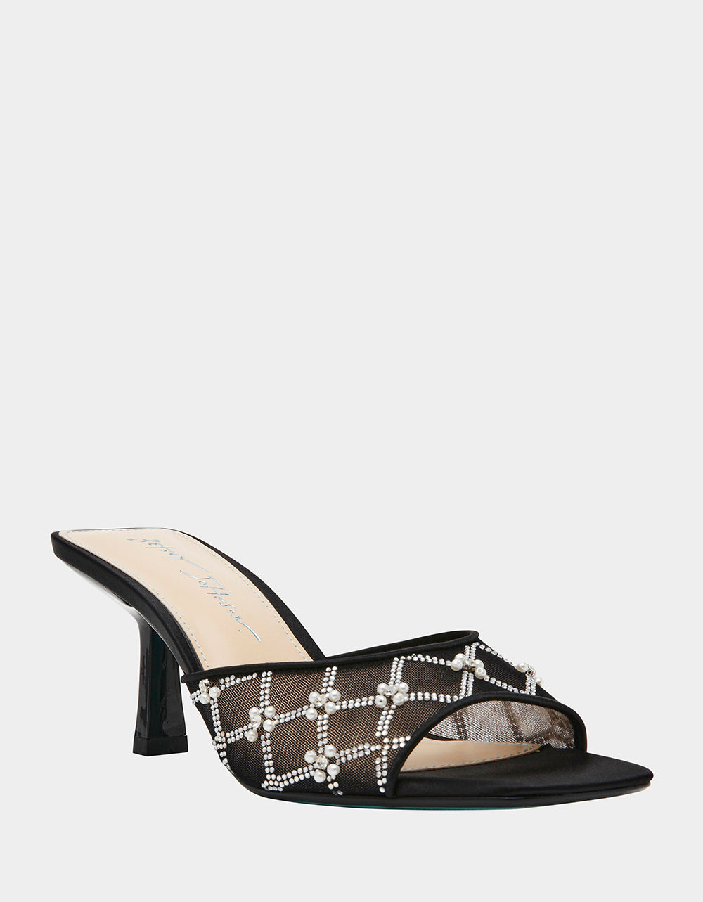 Betsey Johnson EMM BLACK Slip-On Mule