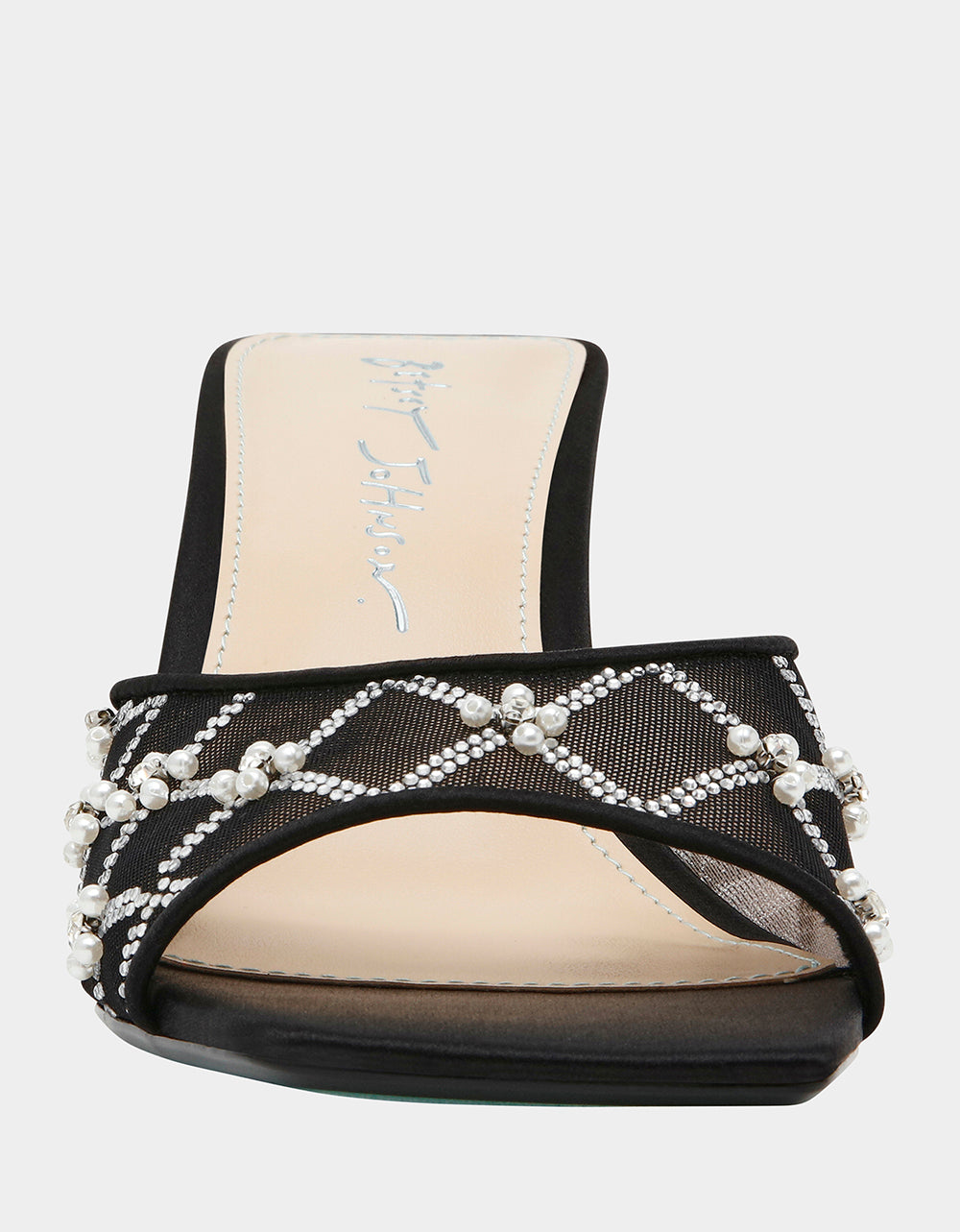Betsey Johnson EMM BLACK Slip-On Mule