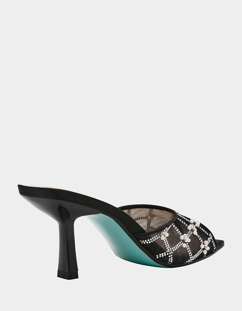 Betsey Johnson EMM BLACK Slip-On Mule
