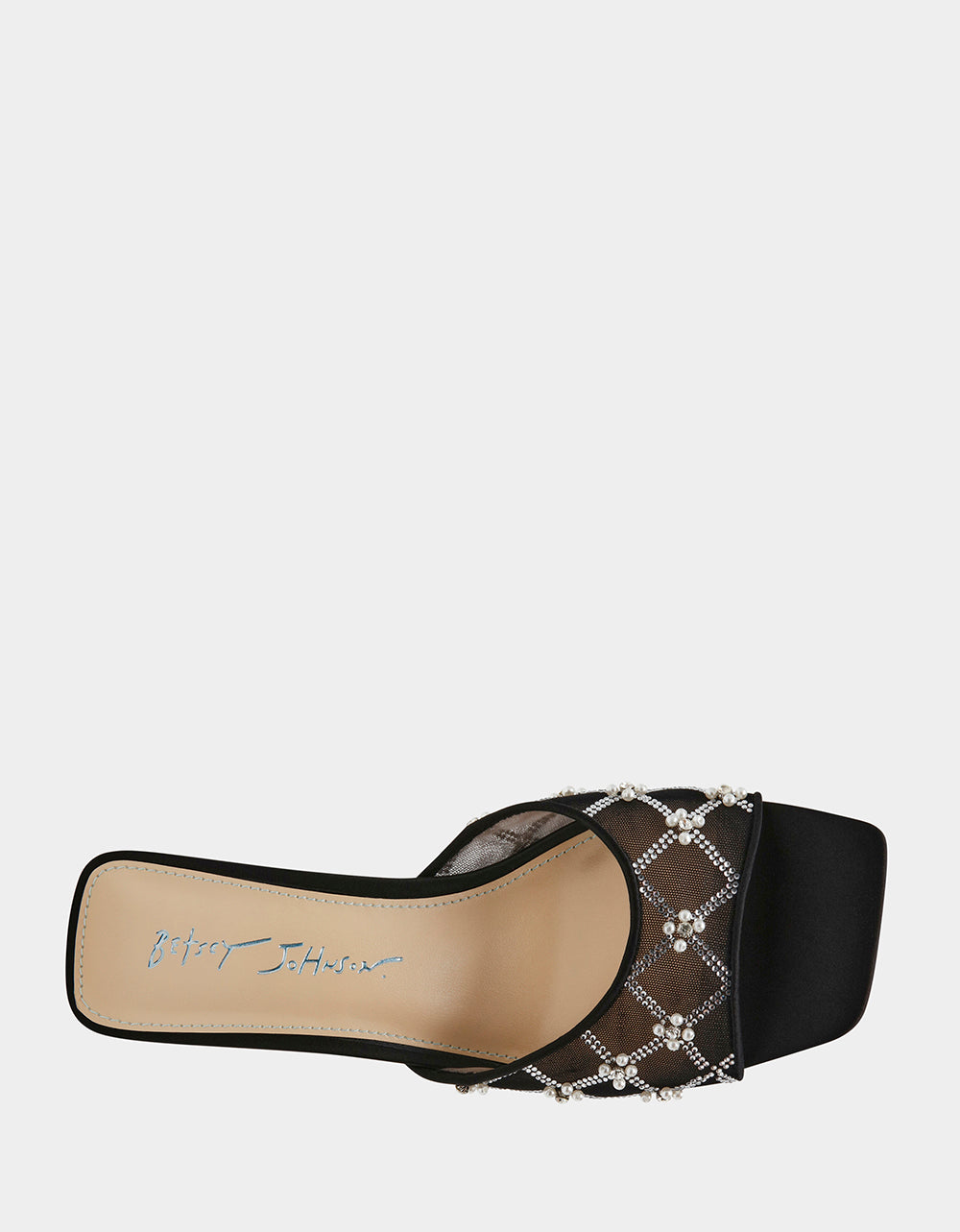 Betsey Johnson EMM BLACK Slip-On Mule
