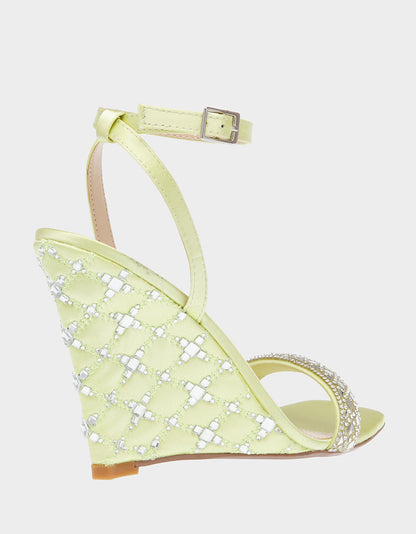 Betsey Johnson SIMON LIME Wedge Heel