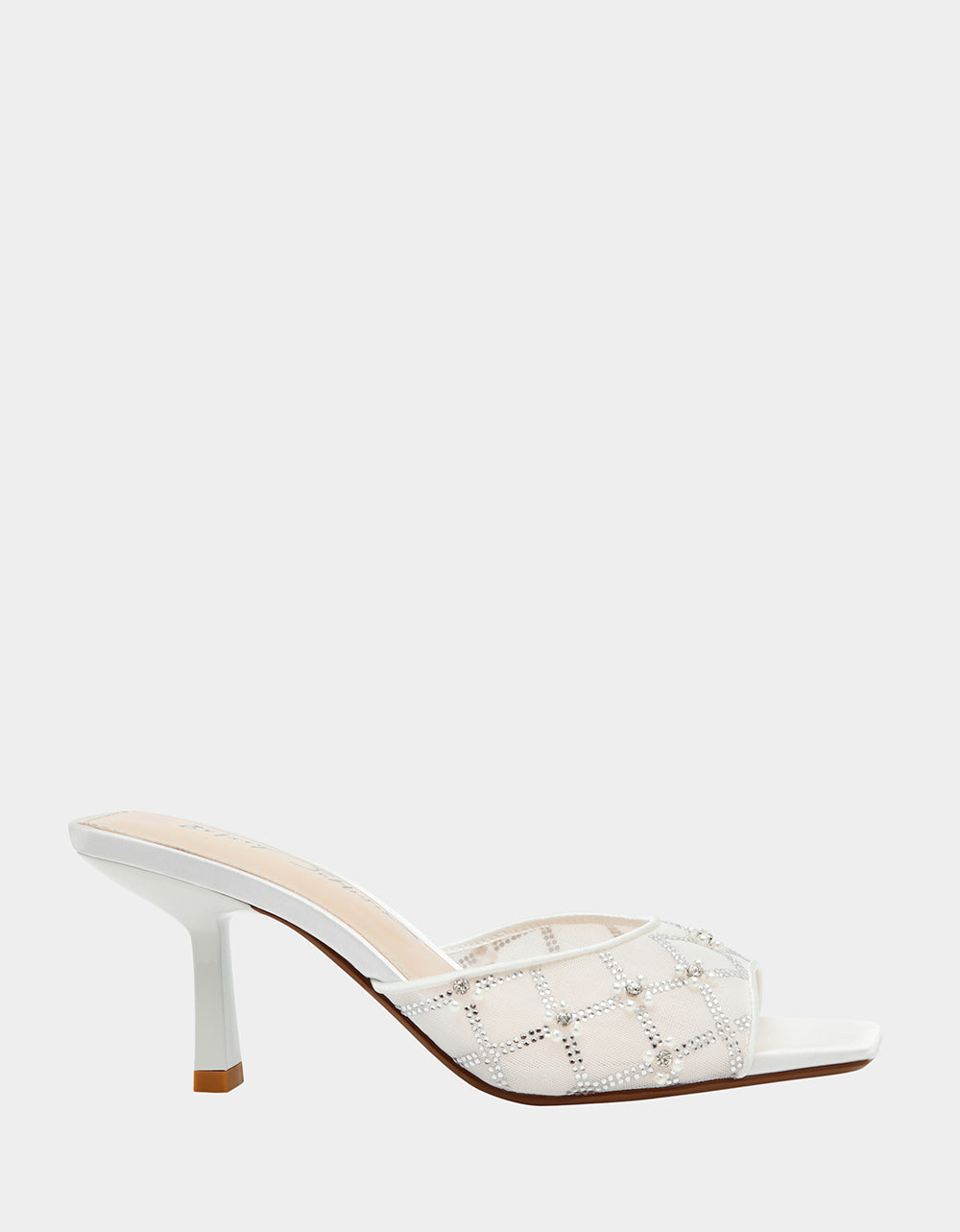 Betsey Johnson EMM IVORY Slip-On Mule Sandal