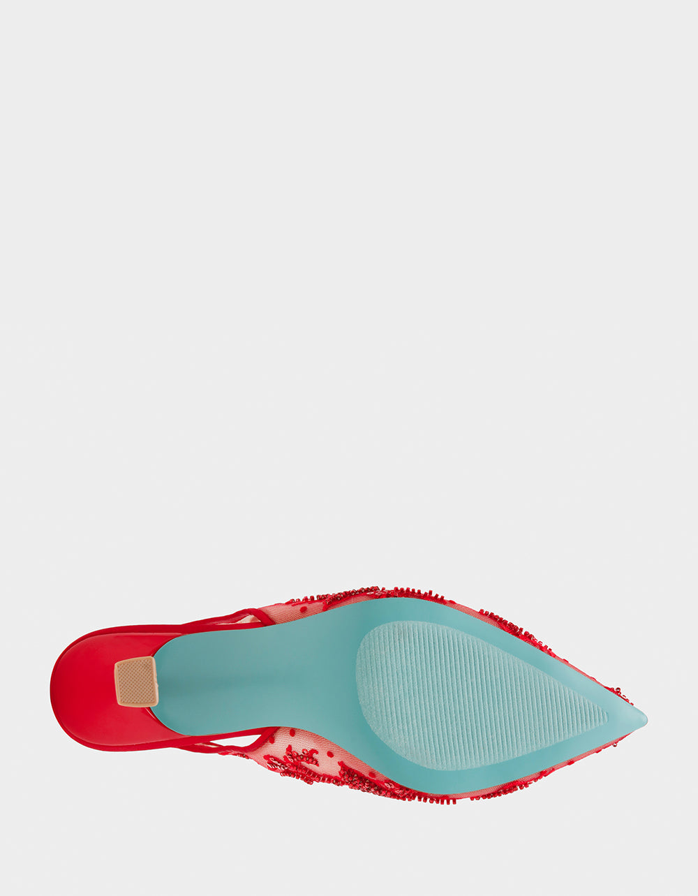 Betsey Johnson NIKKI RED Pointed Toe Slingback Heel