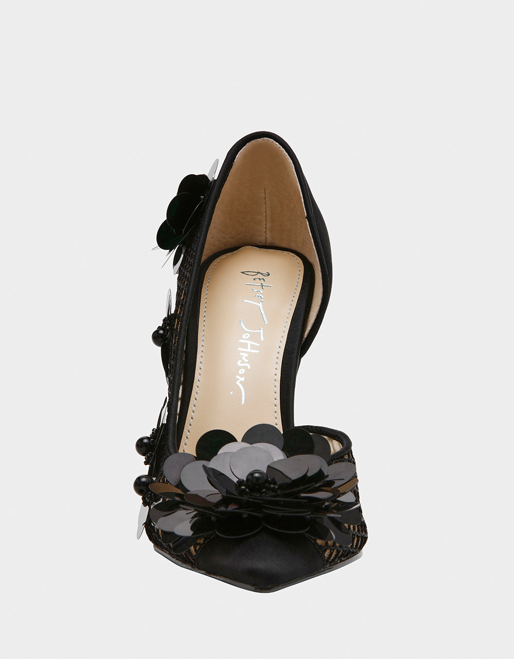 Betsey Johnson NASH BLACK Pointed Toe Heel