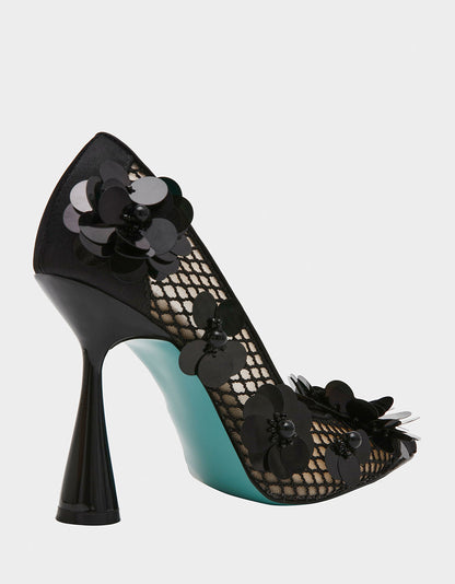 Betsey Johnson NASH BLACK Pointed Toe Heel
