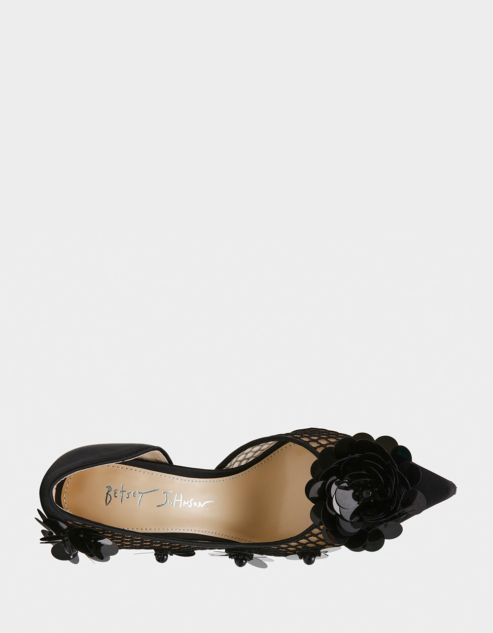 Betsey Johnson NASH BLACK Pointed Toe Heel