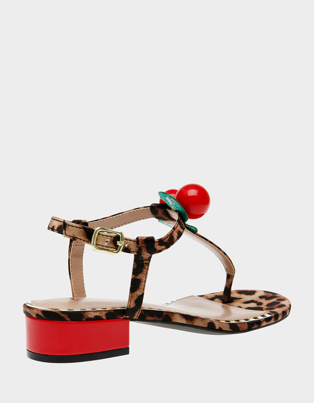Betsey Johnson ASBURY LEOPARD Cherry Sandal