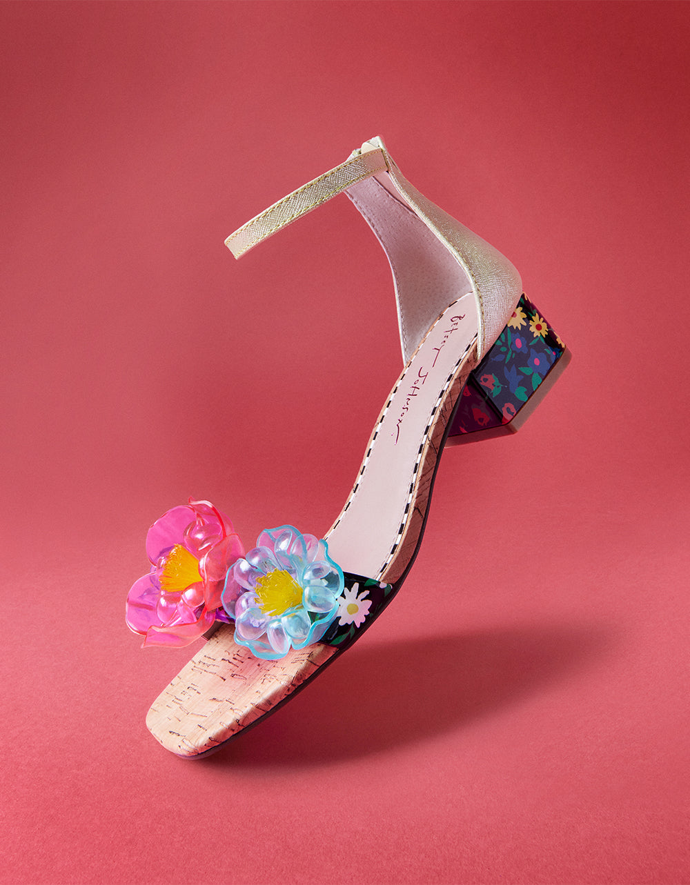 Betsey Johnson OAKLEE GREEN MULTI Floral Sandal