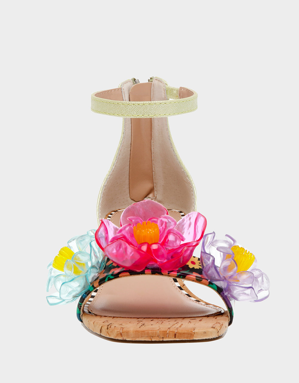 Betsey Johnson OAKLEE GREEN MULTI Floral Sandal