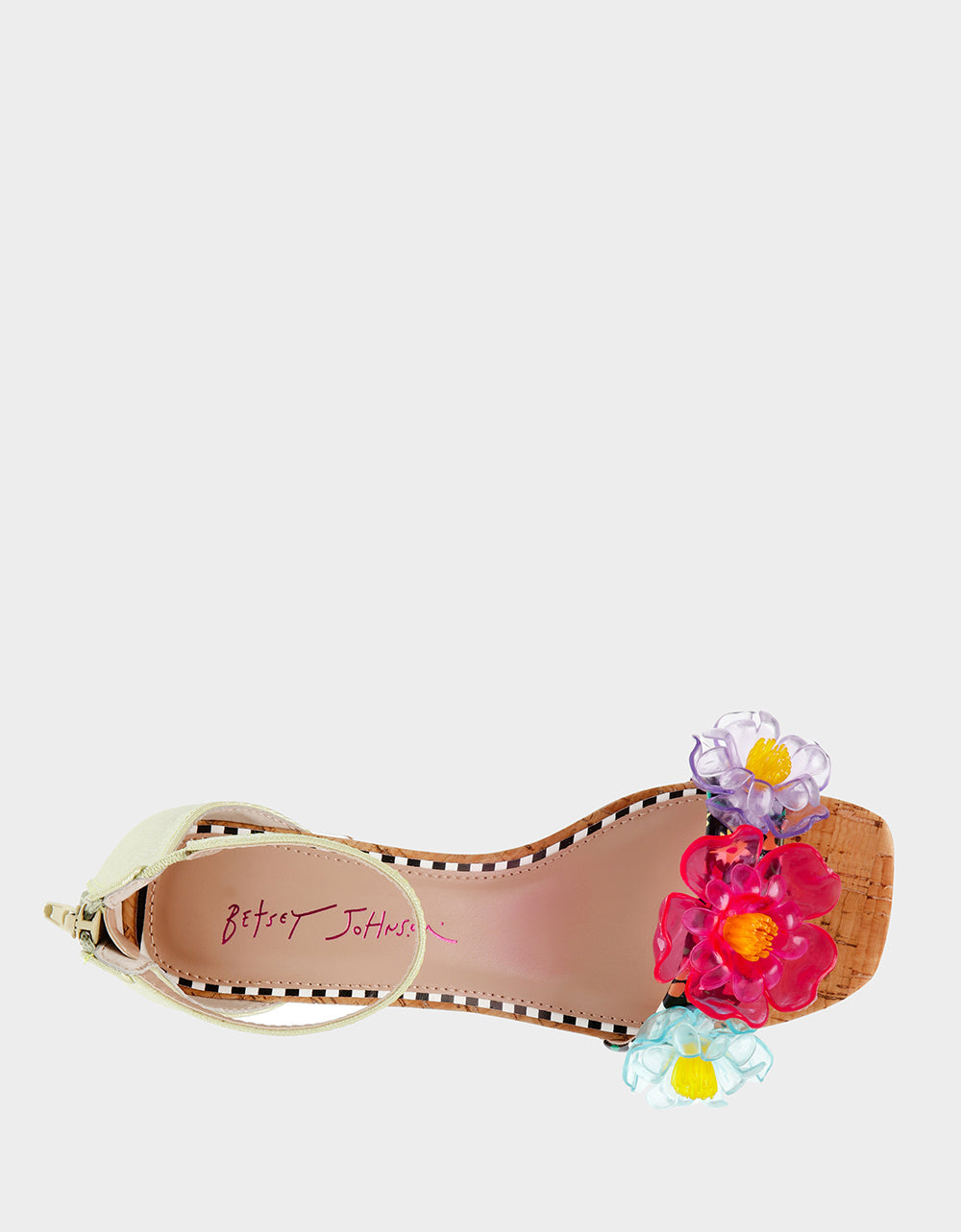 Betsey Johnson OAKLEE GREEN MULTI Floral Sandal