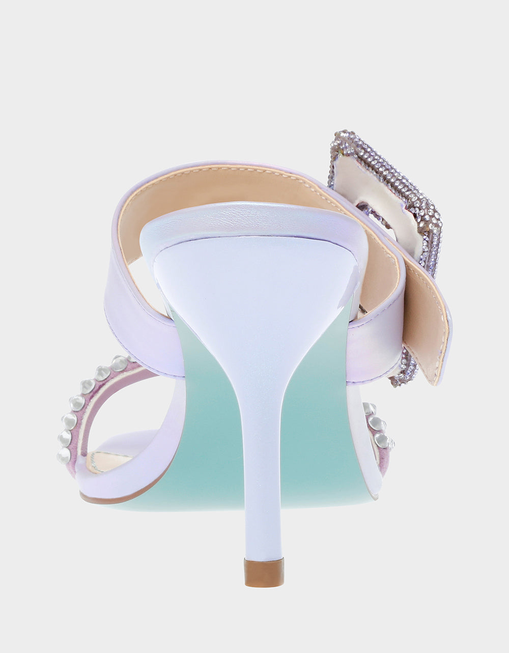Betsey Johnson ANNY LAVENDER Bridal Heel