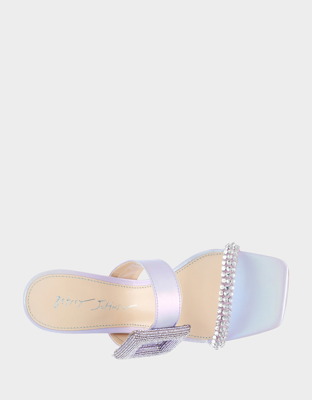 Betsey Johnson ANNY LAVENDER Bridal Heel
