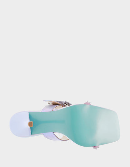Betsey Johnson ANNY LAVENDER Bridal Heel