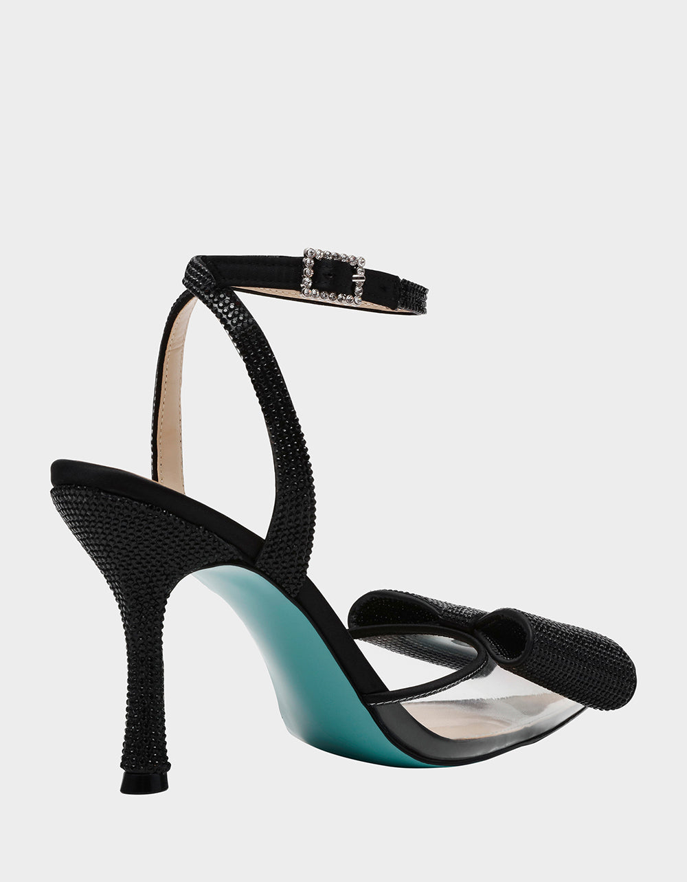 Betsey Johnson HART BLACK Bow Heels