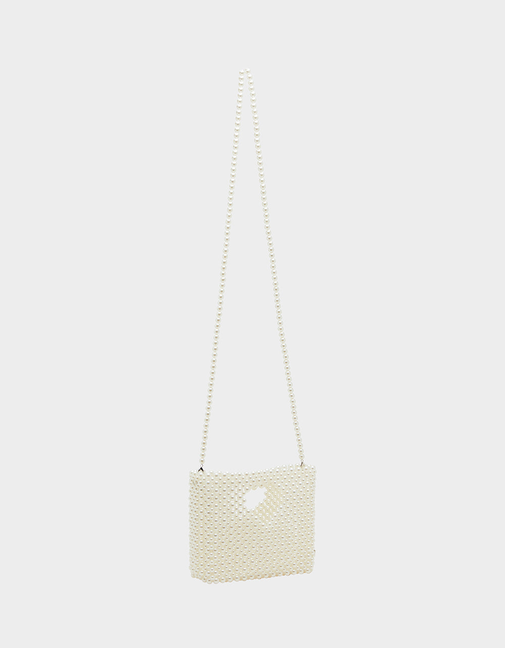 Betsey Johnson GOSSIP PEARL TOP HANDLE CROSSBODY PEARL